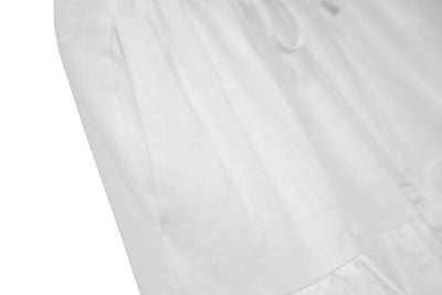 Unlogical Poem Victorian-Style Piped Ruffle Midi Skirt