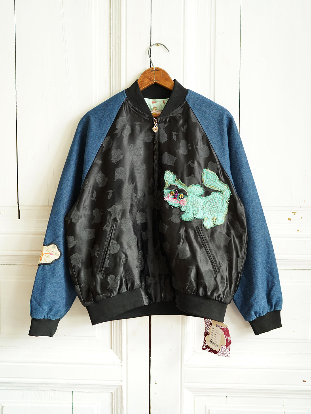 Unlogical Poem Patchwork Souvenir Jacket