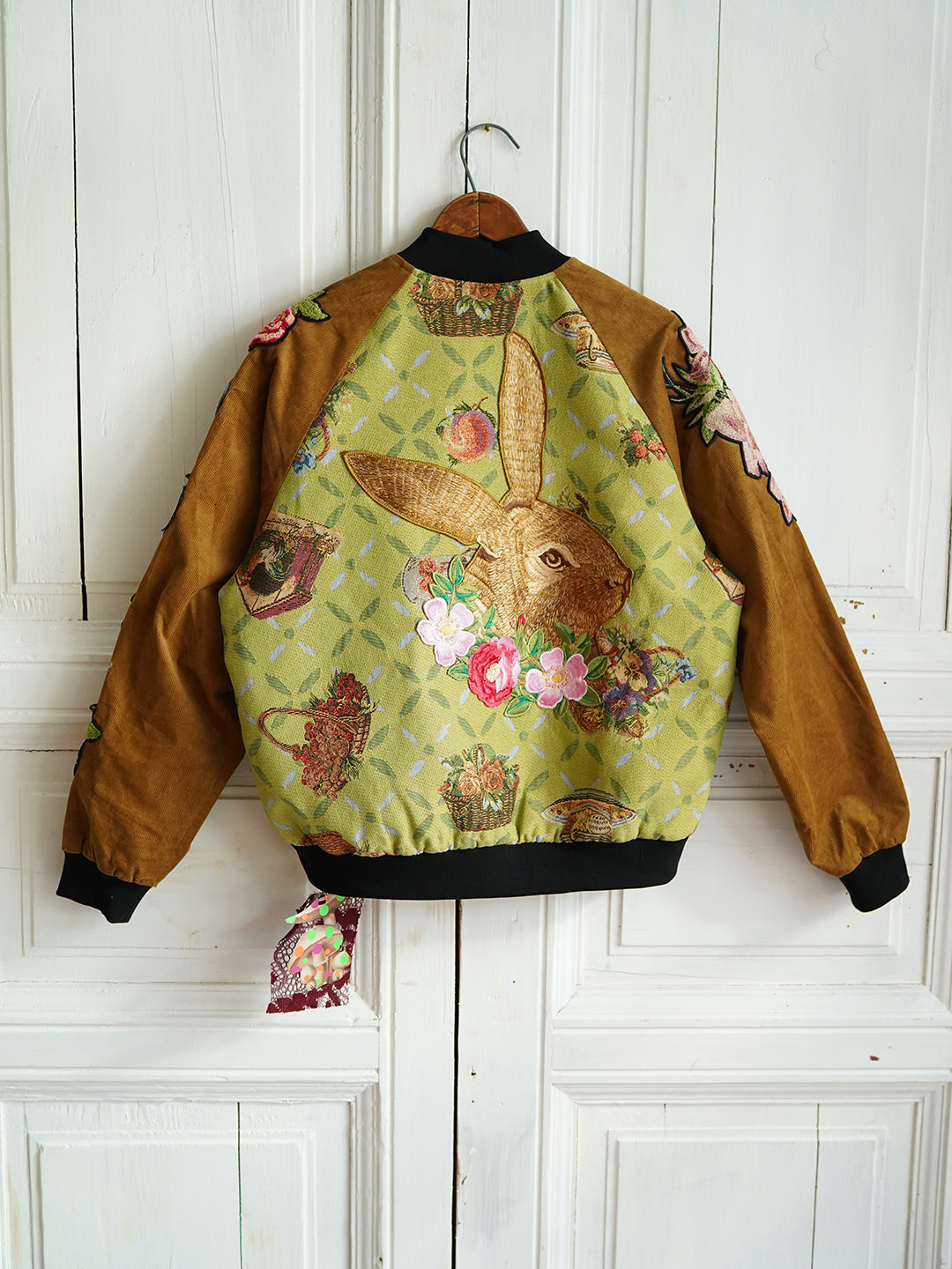 Unlogical Poem Patchwork Souvenir Jacket