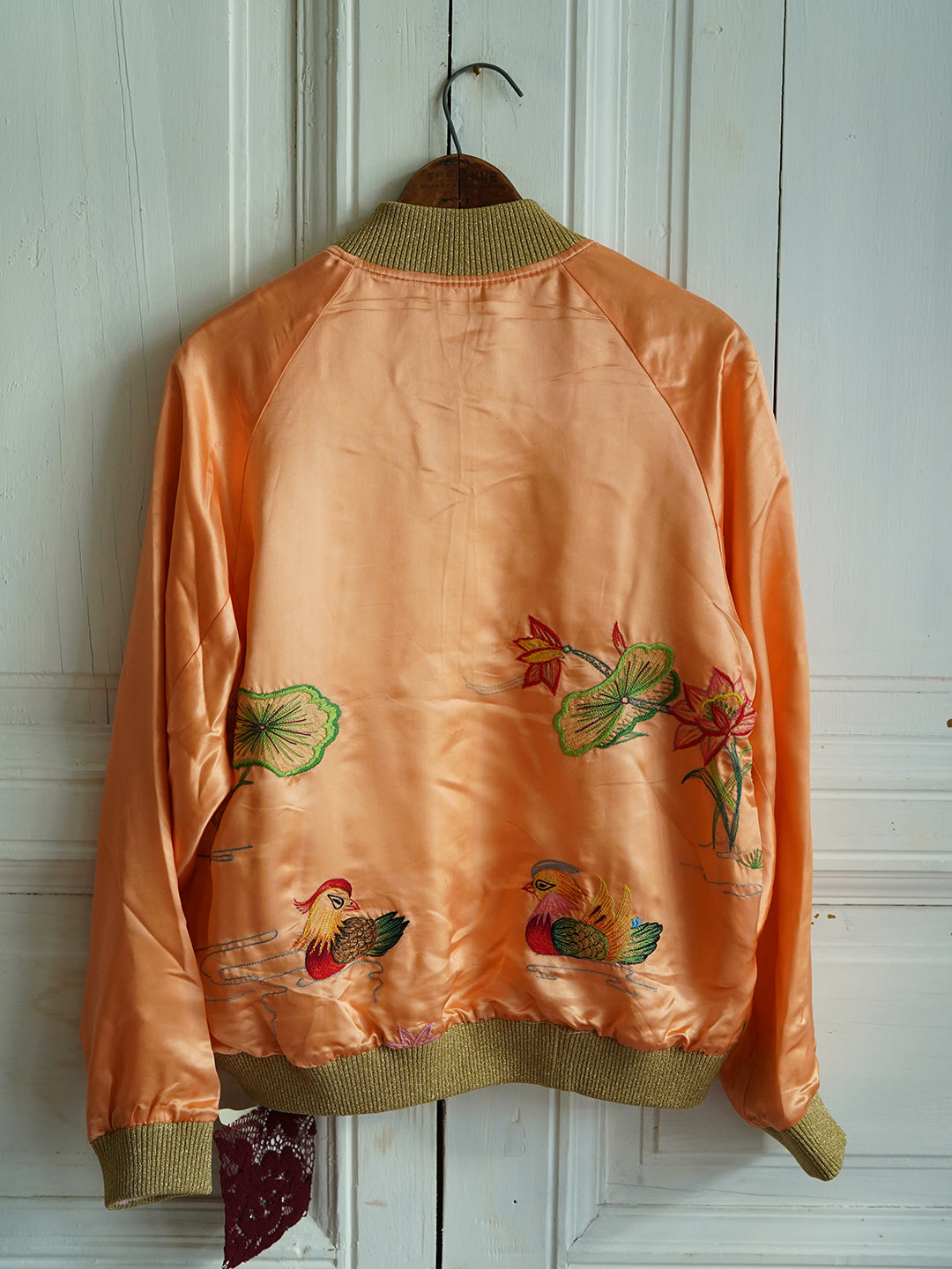 Unlogical Poem Vintage Style Embroidery Souvenir Jacket