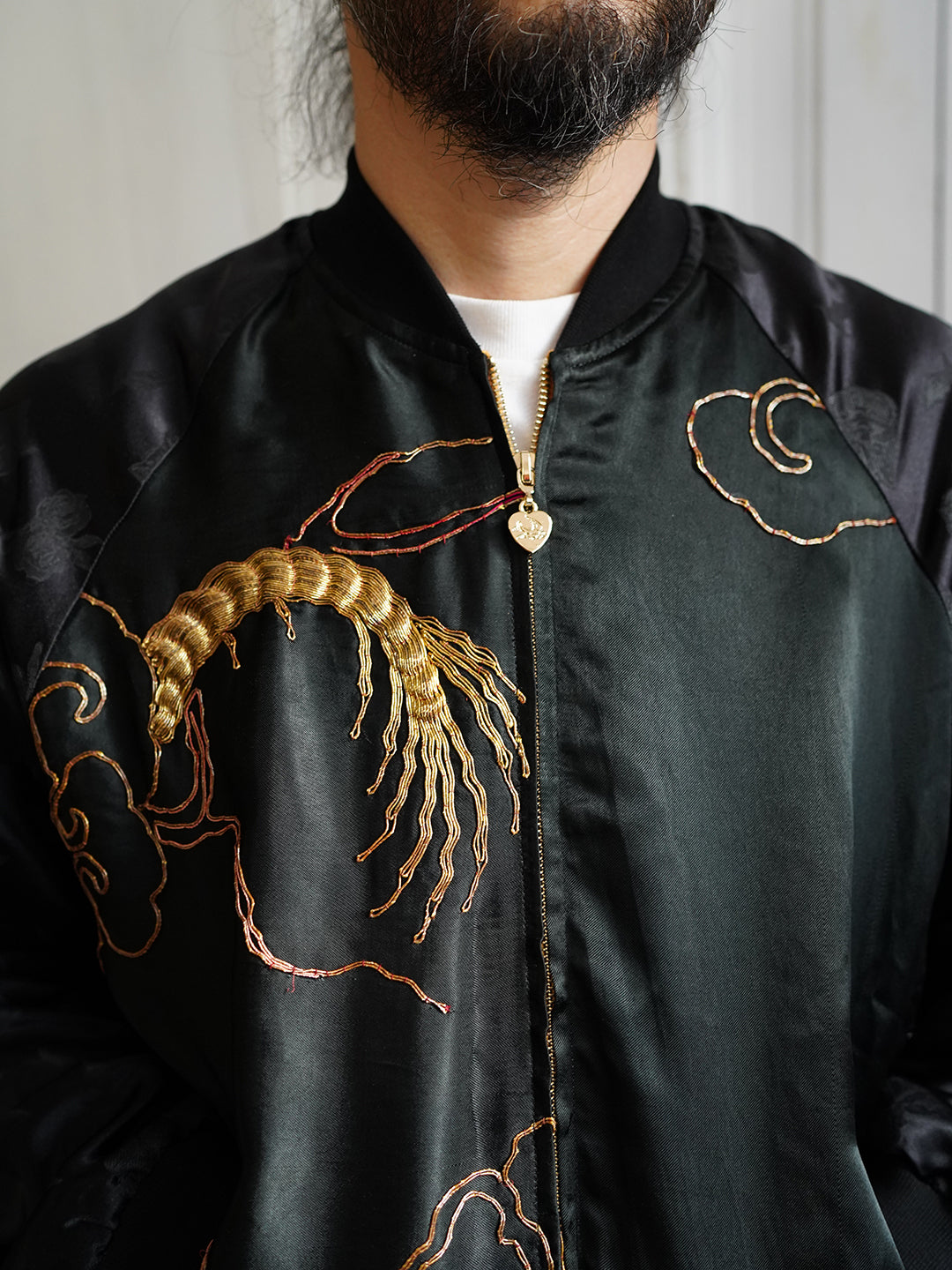 Unlogical Poem Classical Style Gold Embroidery Souvenir Jacket