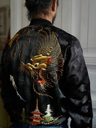 Unlogical Poem Classical Style Gold Embroidery Souvenir Jacket