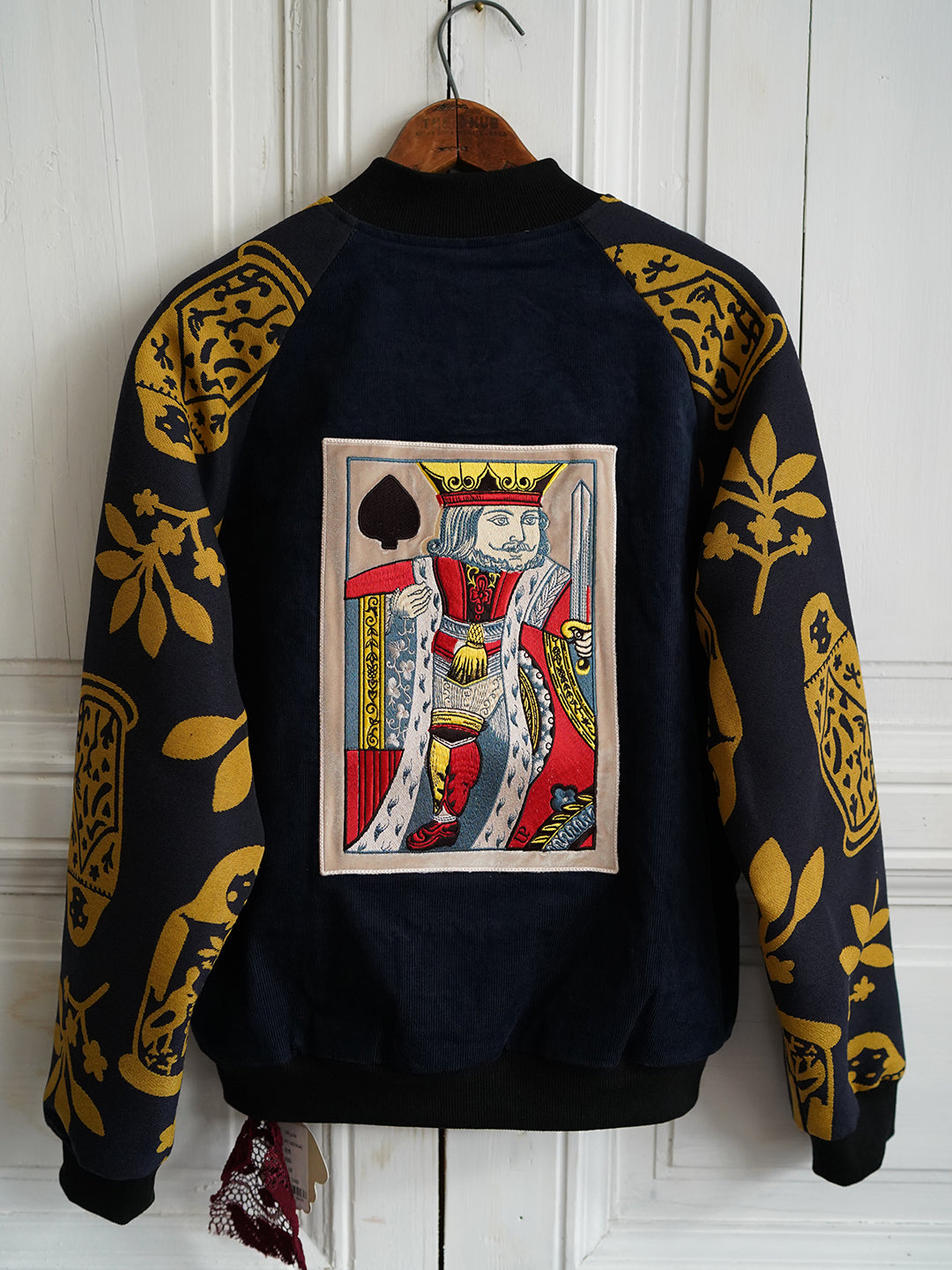 Unlogical Poem Patchwork Souvenir Jacket