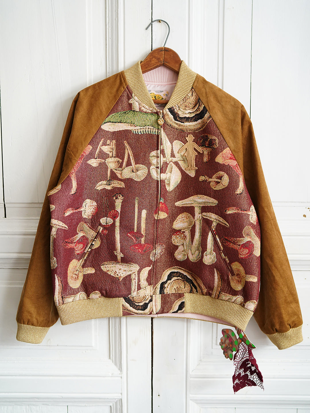 Unlogical Poem Patchwork Souvenir Jacket