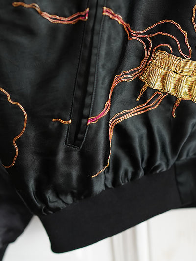 Unlogical Poem Classical Style Gold Embroidery Souvenir Jacket