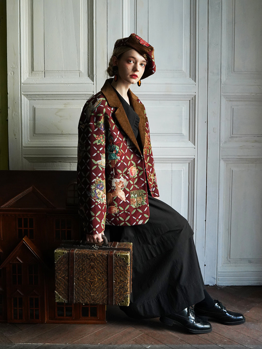 Corduroy Embroidered Suit | UNLOGICAL POEM – Unlogical Poem