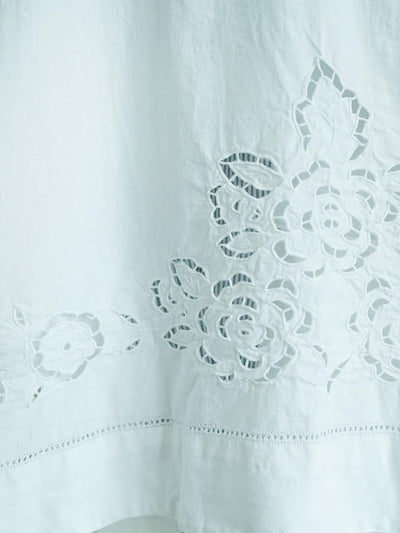 Unlogical Poem Rustic Vintage Fabric Embroidery Patchwork Kimono