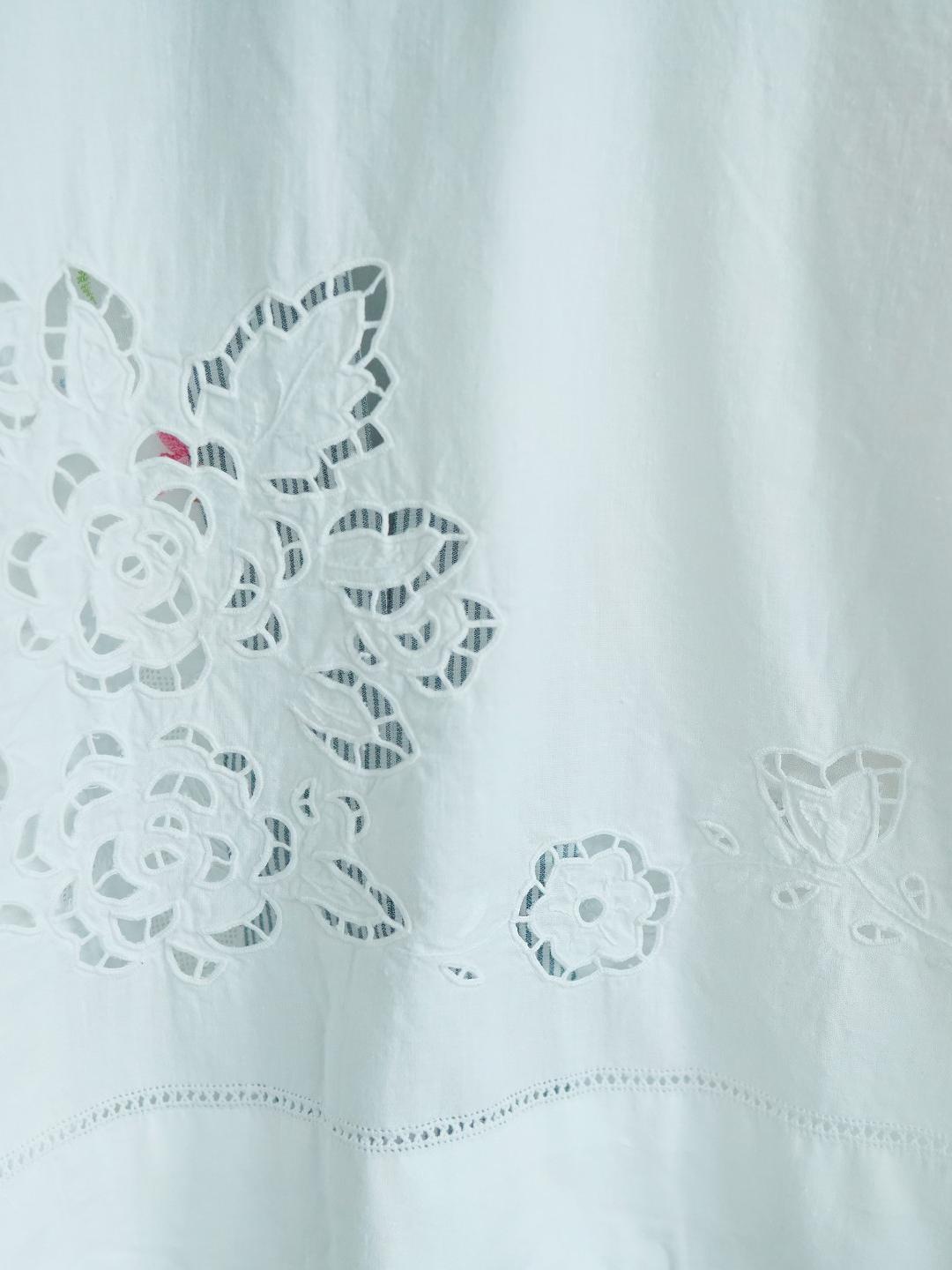 Unlogical Poem Rustic Vintage Fabric Embroidery Patchwork Kimono