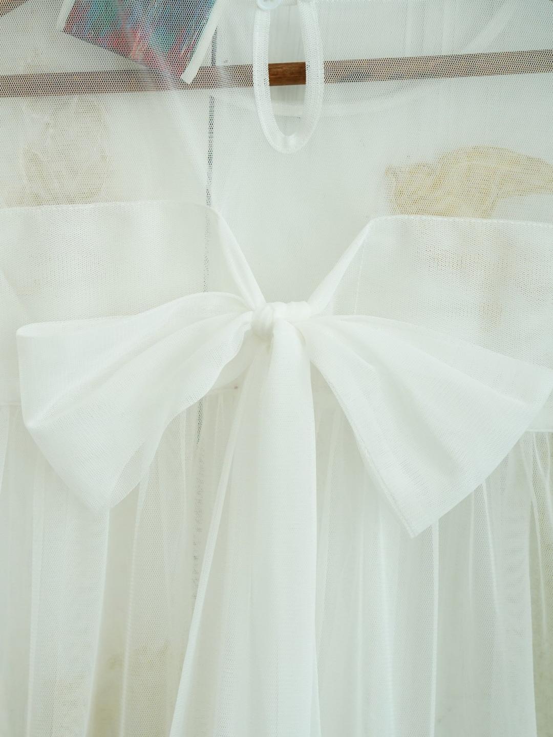 Unlogical Poem Vintage Dreamy Tulle Collage Embroidered Dress