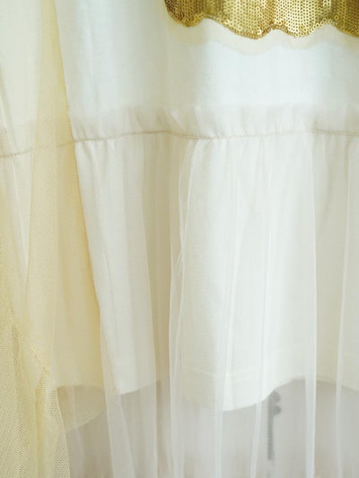 Unlogical Poem Tulle Angel Sequin Embroidered Dress