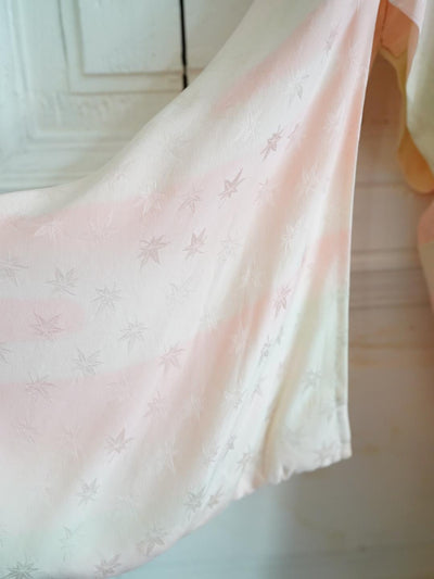 Unlogical Poem Embroidered  Silk  Kimono