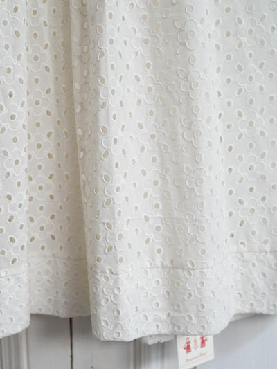 Unlogical Poem Antique Lace Cotton Embroidered Dress