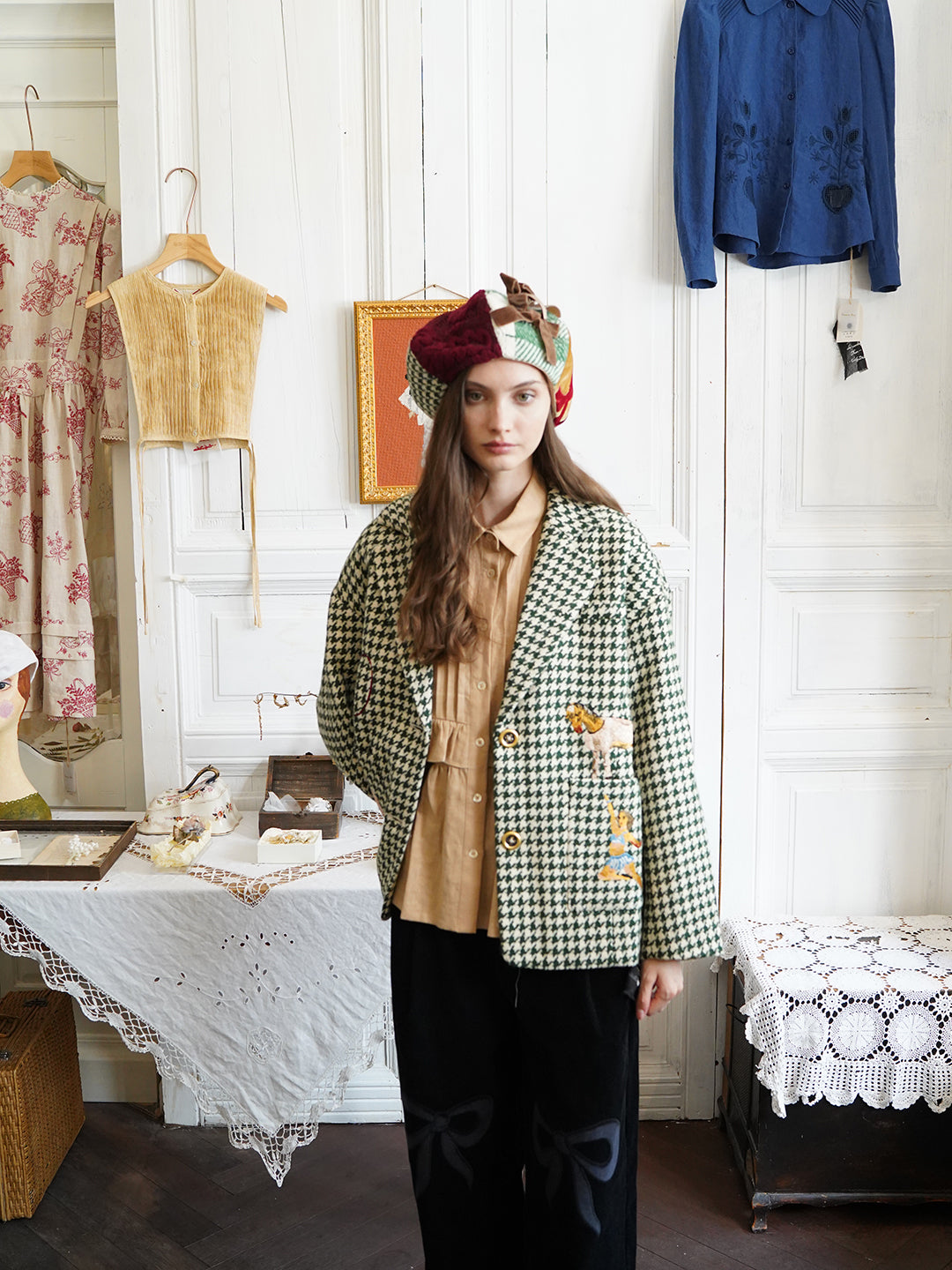 Corduroy Embroidered Suit | UNLOGICAL POEM – Unlogical Poem
