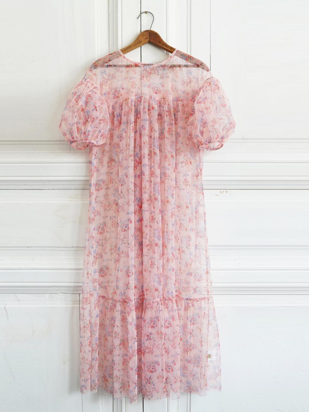 Unlogical Poem Victorian Style Mesh Dress