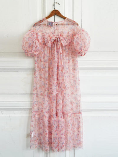 Unlogical Poem Victorian Style Mesh Dress