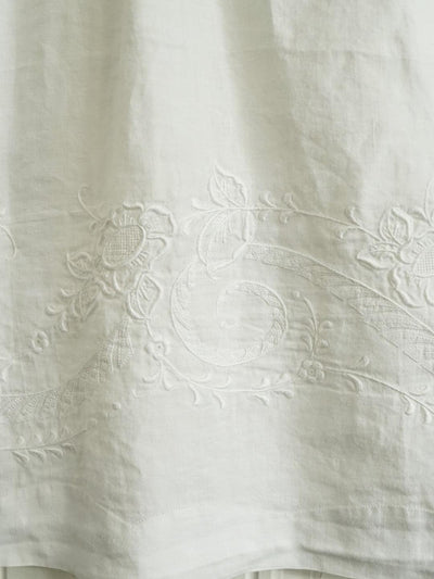 Unlogical Poem Heavily Embroidered Vintage-Style Cotton Fabric Kimono