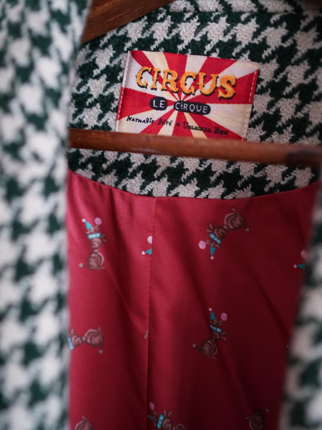 Unlogical Poem Circus Embroidered Corduroy Blazer