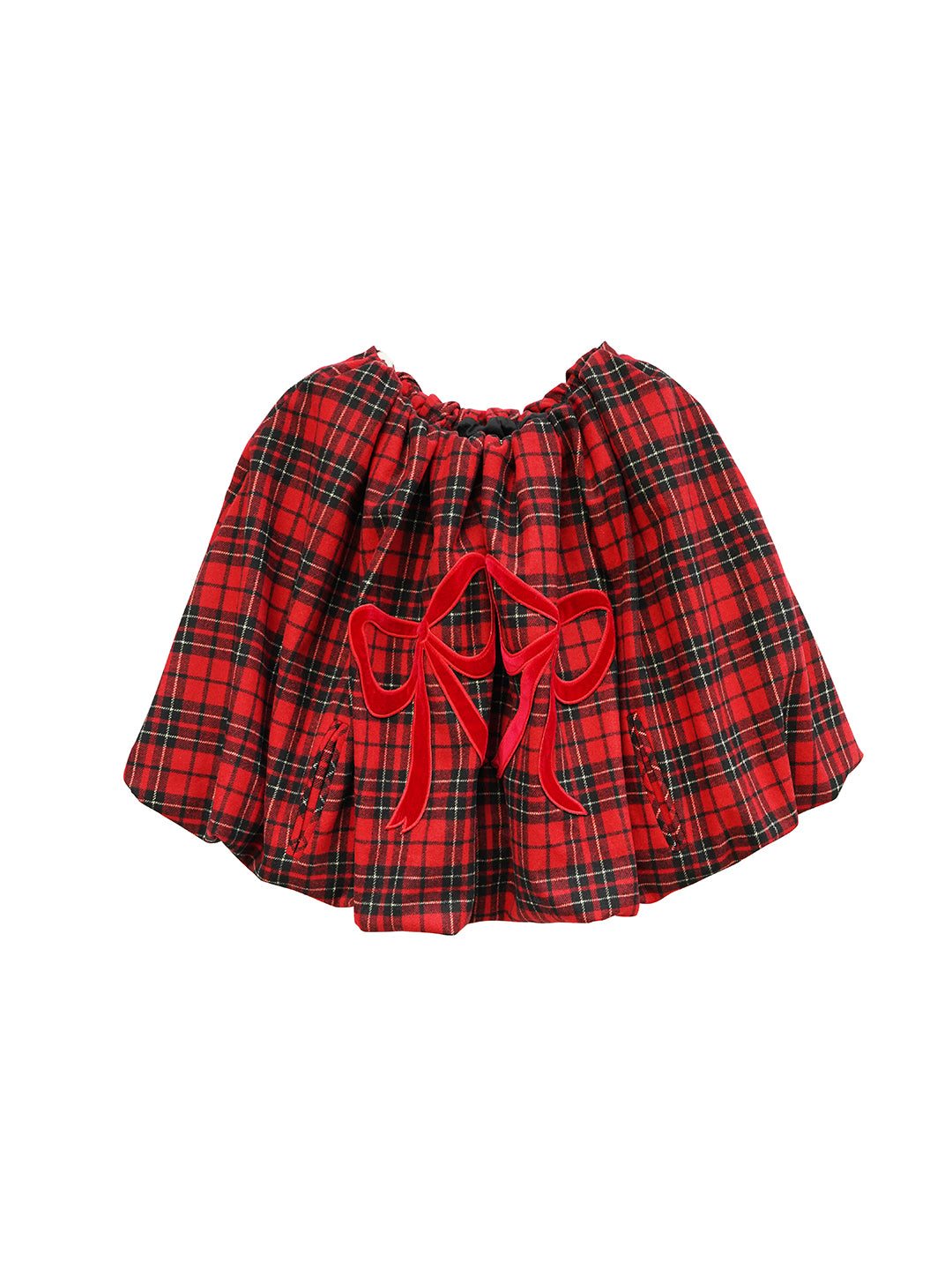 Unlogical Poem Victorian-style Tartan Woolen Top/Skirt