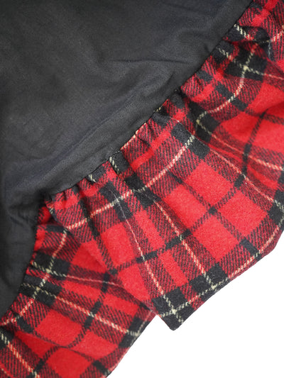 Unlogical Poem Victorian-style Tartan Woolen Top/Skirt