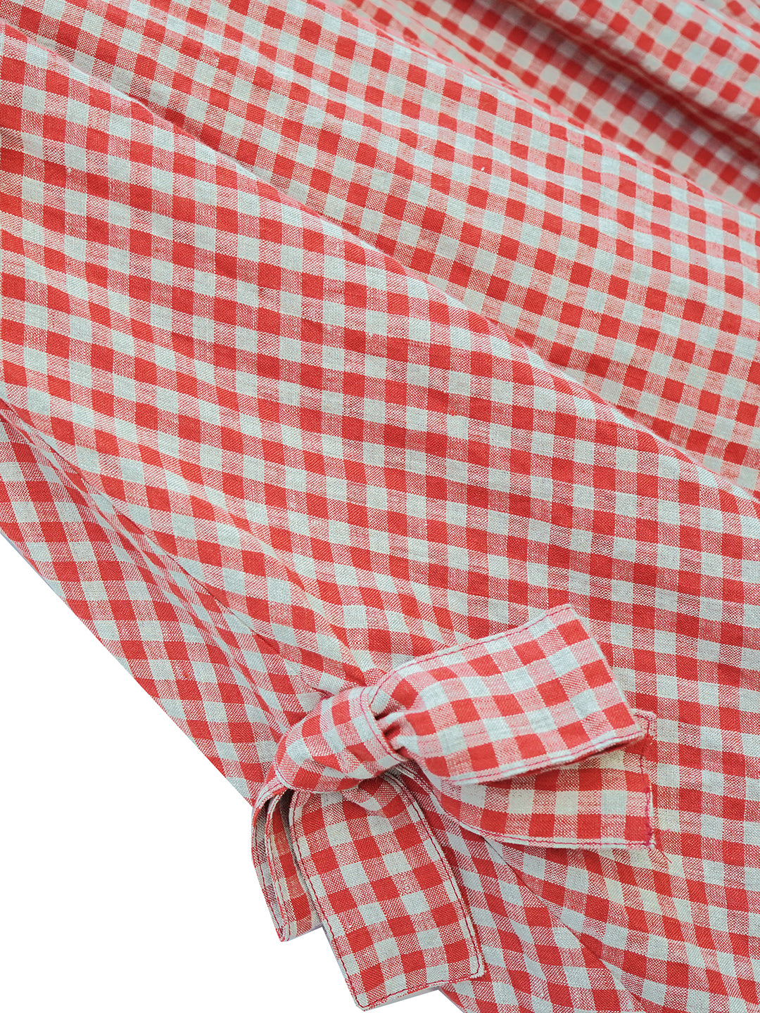 Unlogical Poem Retro-style Bow Linen Bud Skirt