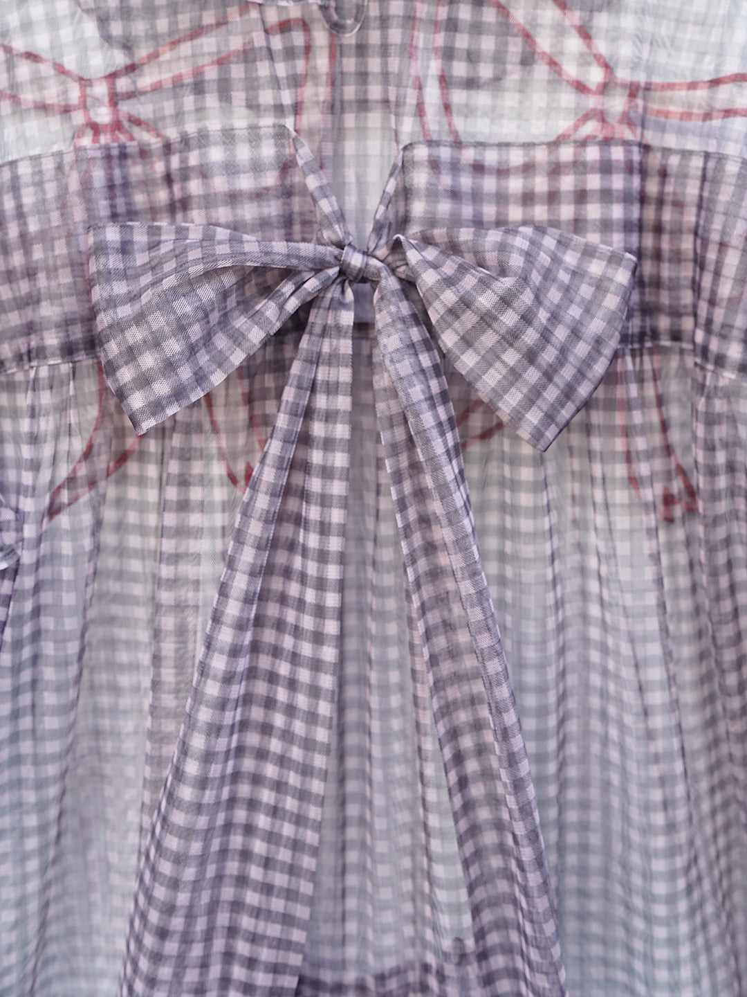 Unlogical Poem Vintage Style Ruffle Black Gingham Dress Smock