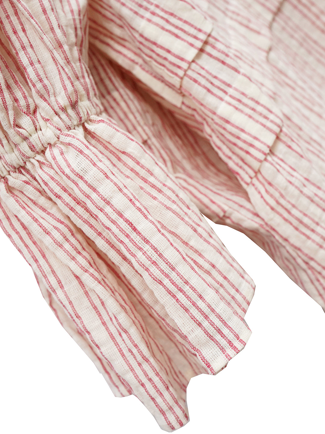 Unlogical Poem Bow Embroidered Cotton Linen Dress