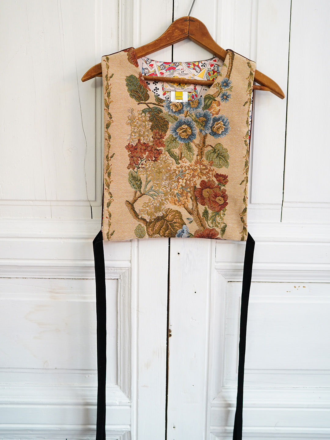 Unlogical Poem Cottage Style Flower Patchwork Doll Pattern Smock