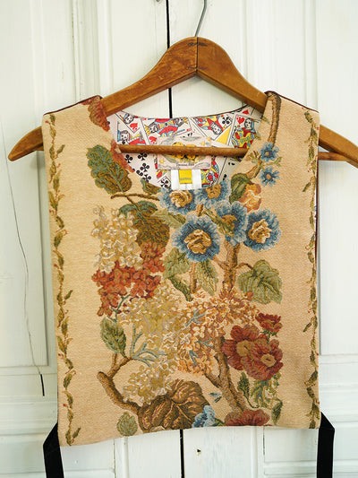 Unlogical Poem Cottage Style Flower Patchwork Doll Pattern Smock