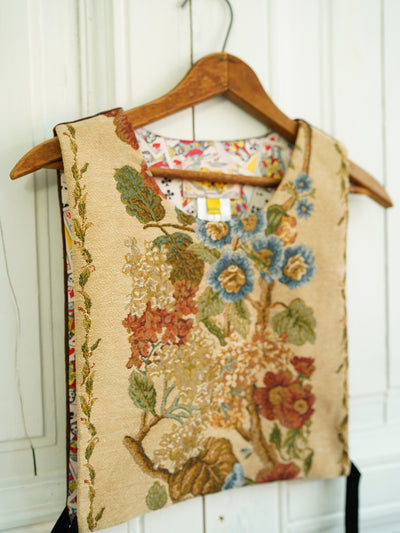 Unlogical Poem Cottage Style Flower Patchwork Doll Pattern Smock
