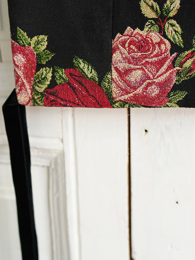 Unlogical Poem Cottage Style Rose and Hen Yarn-dyed Patchwork Smock