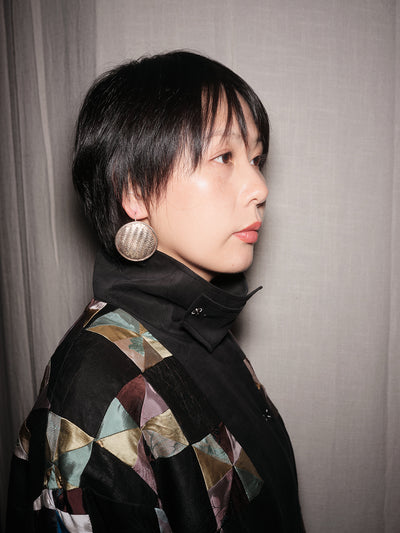 Katliax Miao ethnic group Patckwork Silk Blazer