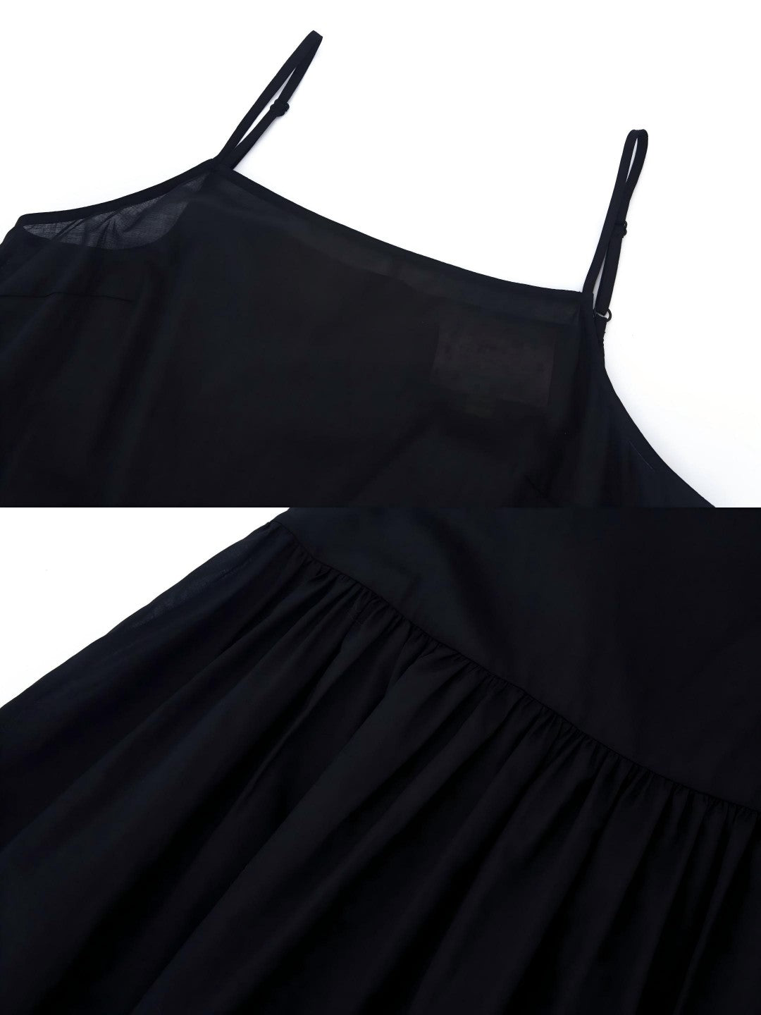 Unlogical Poem Black Cotton Camisole