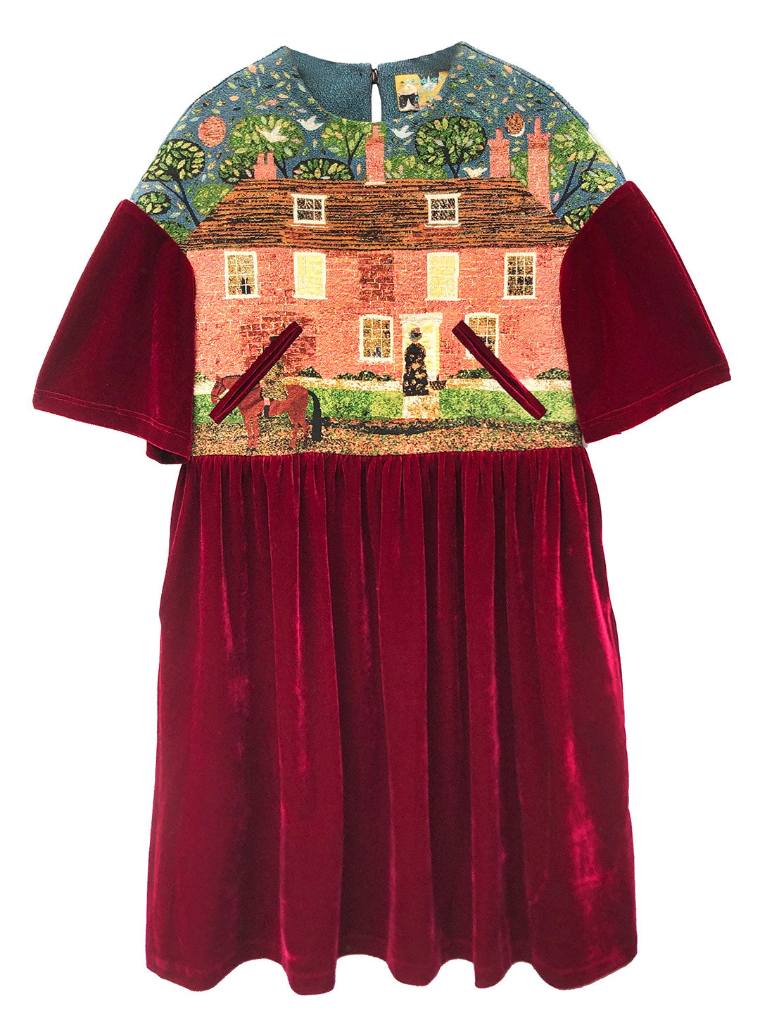 Unlogical Poem Jane Austen House Velvet Dress