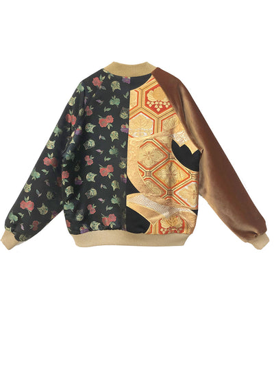 One-of-a-kind Cat Brocade Souvenir Jacket