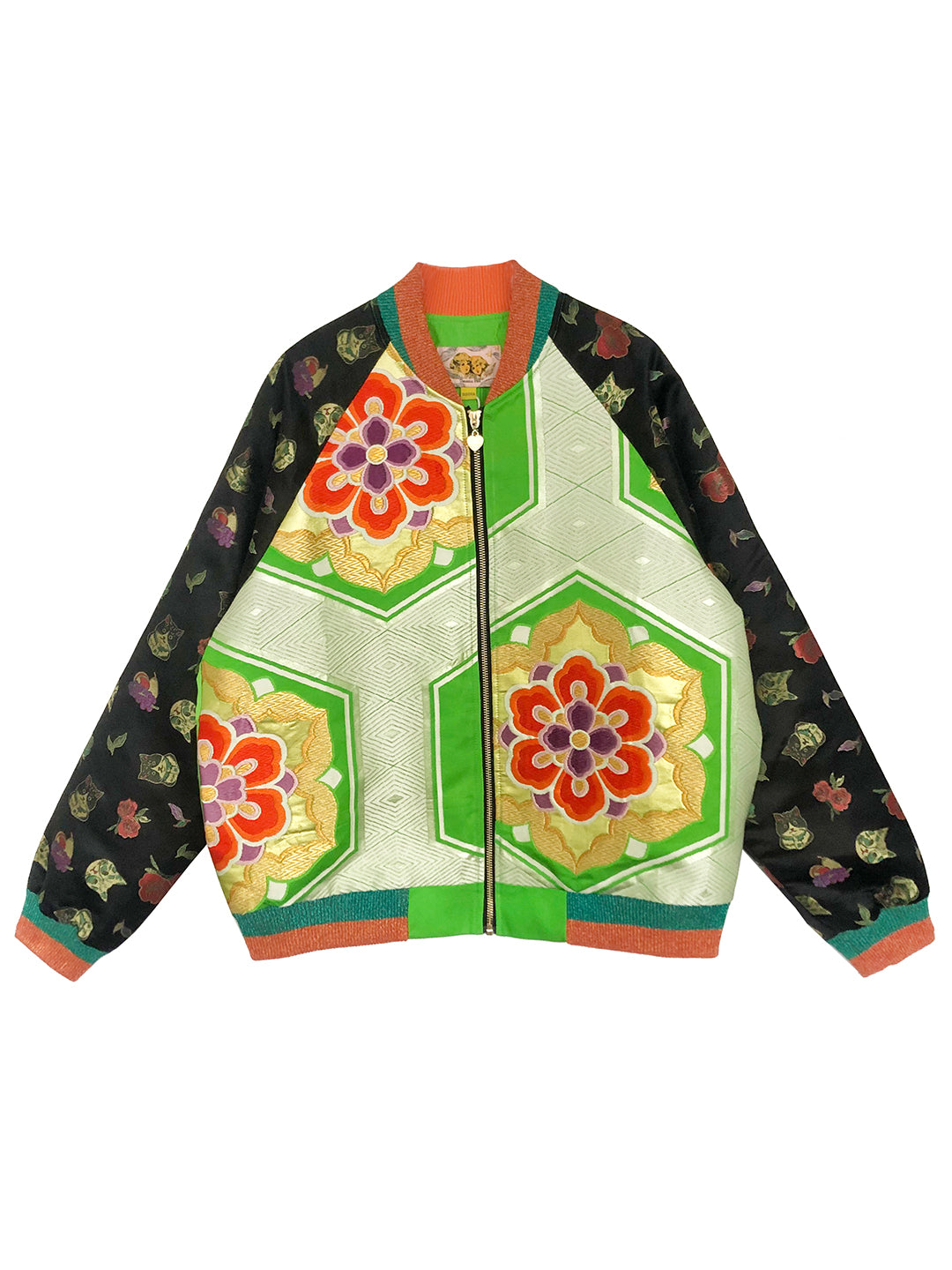 Unlogical Poem Patchwork Souvenir Jacket