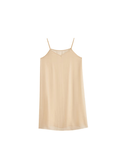 Unlogical Poem Puff Sleeve Embroidered Dress with Camisole