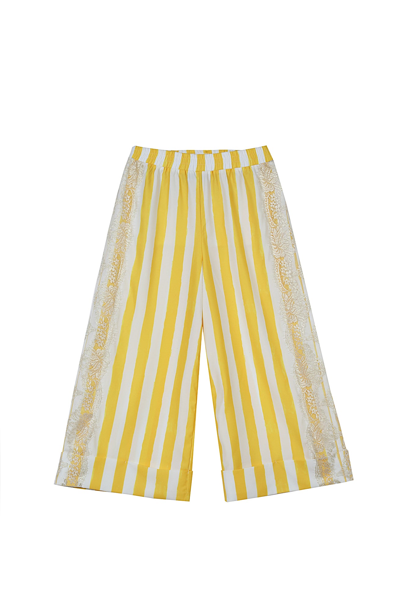 Unlogical Poem Striped Wide-Leg Pants