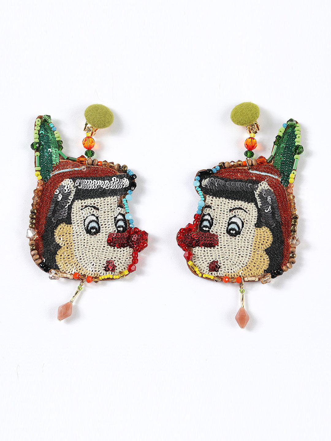 Pinocchio Bead Ear Clip(Single Sale)