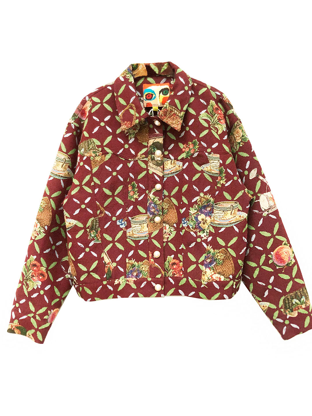 Unlogical Poem Red Cottage Style Jacket