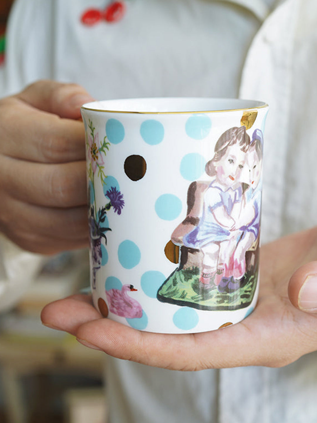 Little thing X Nathalie Lete Illustration Ceramic Mug
