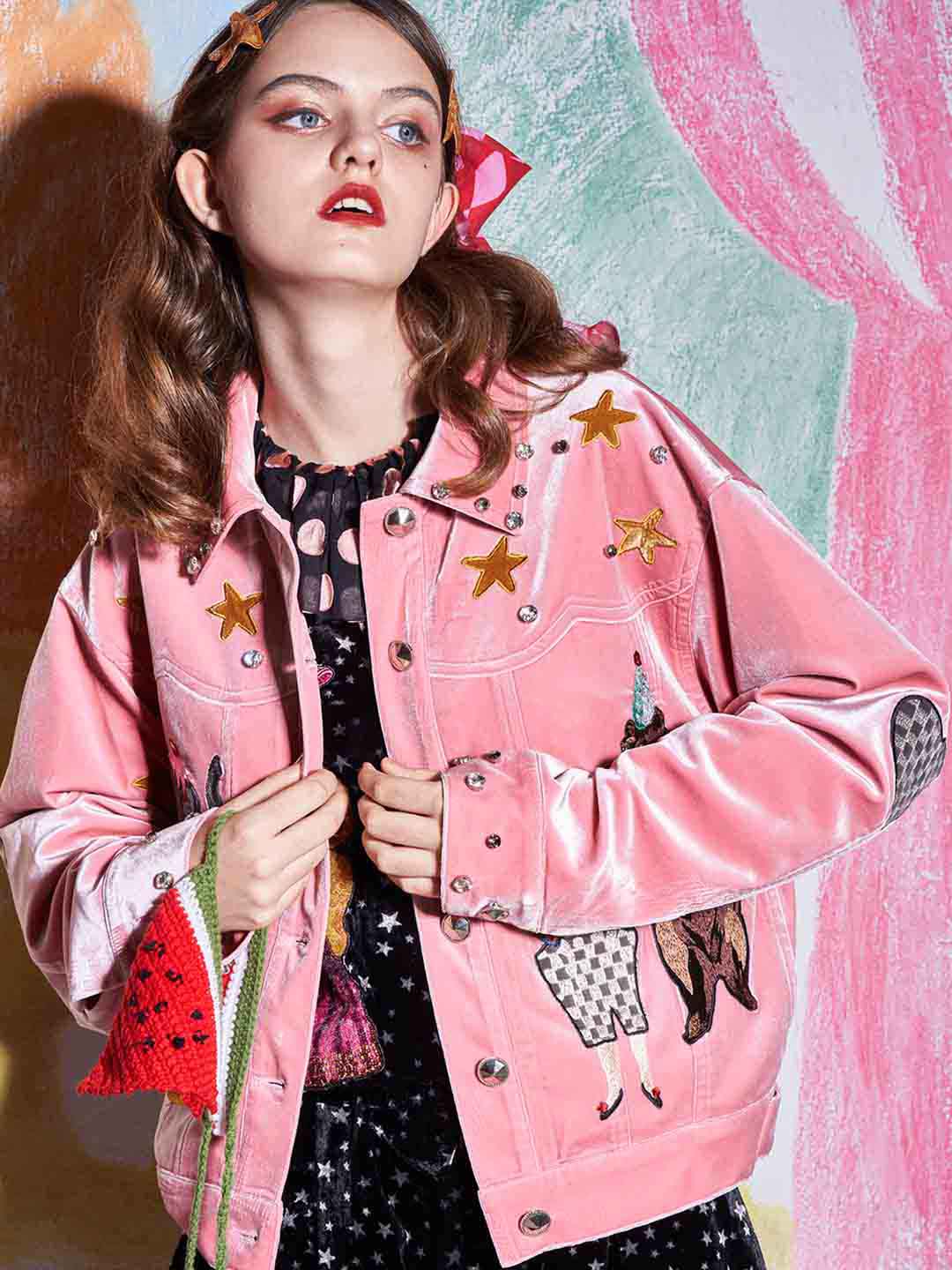 Circus Velvet Embroidered Jacket | UNLOGICAL POEM – Unlogical Poem