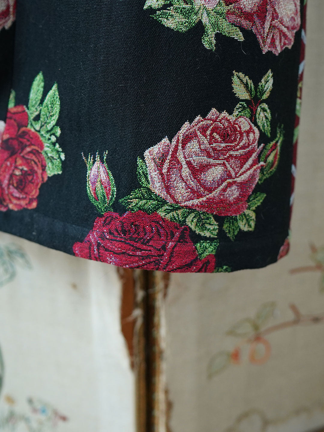 Unlogical Poem Cottage Style Flower Patchwork Coat