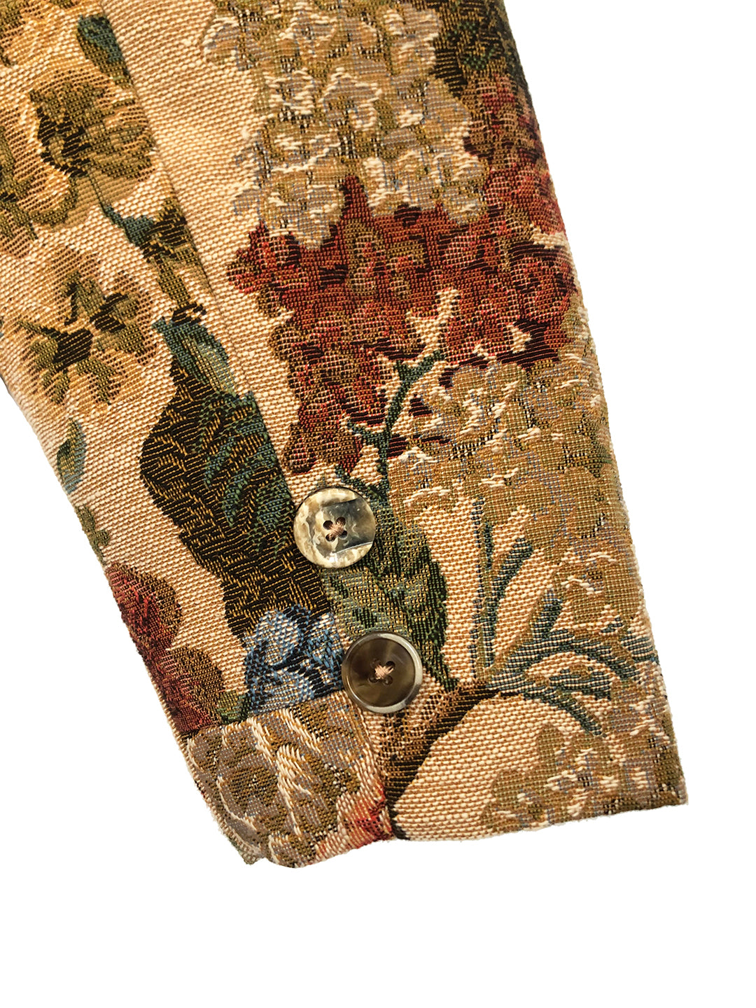 Unlogical Poem One-of-a-kind Matryoshka Flower Blazer