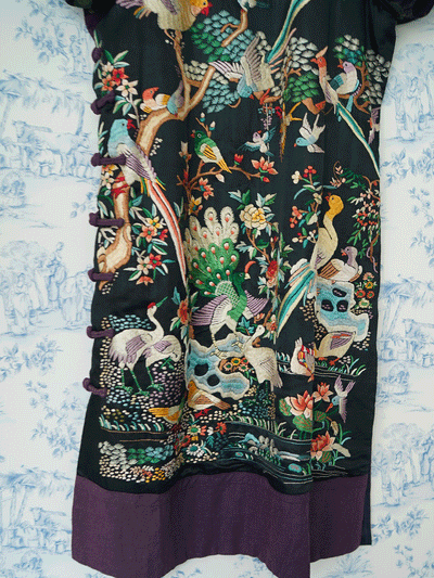 Unlogical Poem One-of-a-kind Triditional Handy Embroidery Dress